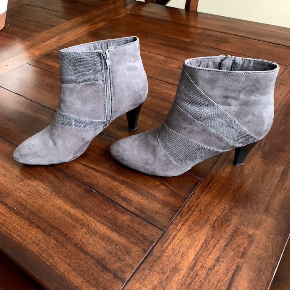 Gray Booties